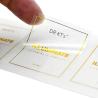 Buy cheap Custom PVC Gold Foil Clear Transparent Print Sticker Label Waterproof Vinyl from wholesalers