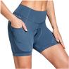Buy cheap 5" Women'S Bike Shorts 4D Padded Pockets Bike Cycling Shorts Spin Gel UPF50+ from wholesalers