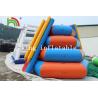 Buy cheap PVC Tarpaulin Inflatable Floating Island Climbing Tower Slide For Water Park from wholesalers