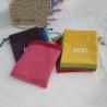 Buy cheap Custom Logo Printed Natural Velvet Drawstring Jewelry Pouch from wholesalers