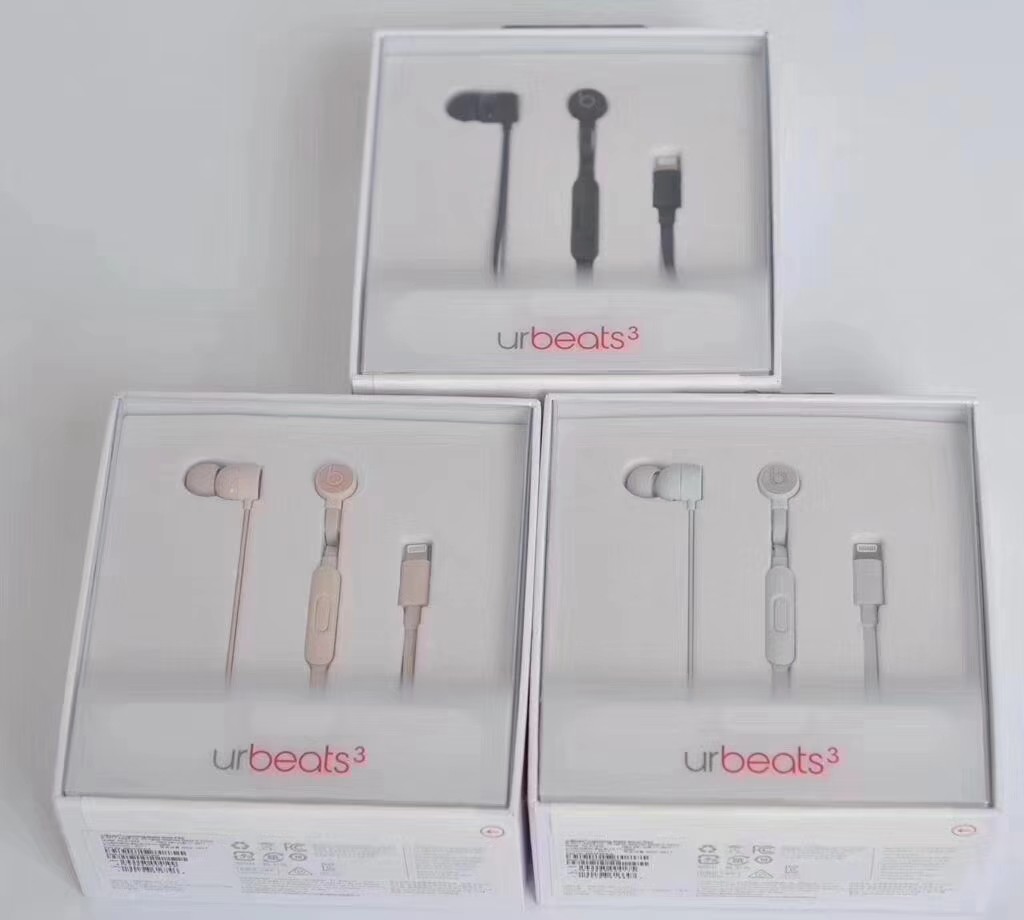 7 colors Beats by Dr. Dre urBeats³ 3 Earphones with In-line Controls-Matte Silver NEW made in chian grgheadsets-com.ecer.com