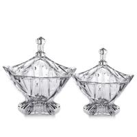 Buy cheap Vintage Transparent Glass Candy Jars LightHouse Shape Home Use product