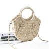 Buy cheap Corn Skin Woven Crochet Hand Bag , Woven Beach Bag Shell Flower Decorative ODM from wholesalers