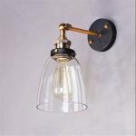 Antigue Glass Lampshade Vintage Wall lamps light Home led wall lights sconce (WH