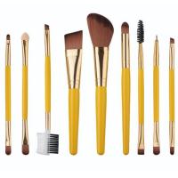 Buy cheap 9 in 1 make up tools set orange and yellow product