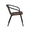 Buy cheap 73cm Height 53cm Width PE Rattan Chair , Rattan Wicker Garden Chair Commercial Use from wholesalers