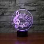88mm 3d Led Illusion Lights 138mm USB Optical Illusion Night Light