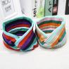 Buy cheap Xl Elastic Hair Band For Ladies Women Rainbow Stripe Sports Fresh Hair Accessories from wholesalers