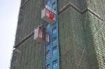 VFD Control, hot dip galvanized 2000kg Construction building hoist , 0-40m/Min