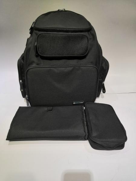 Buy cheap 600D Nylon Backpack Diaper Bag / Travel Nappy Bag With USB Case Table And Charge Wires from wholesalers