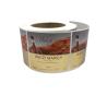 Buy cheap Textured Paper Wine Bottle Label Glossy / Matte Varnishing Customized from wholesalers
