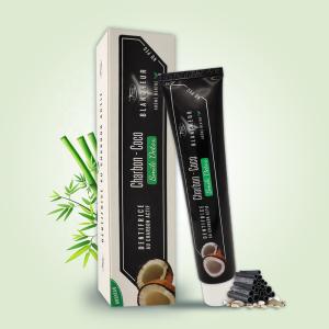 Wholesale Oral Care Black Activated Charcoal And Coconut Oil Toothpaste 100g from china suppliers