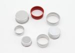 18-28mm Metal Screw Caps , Aluminum Threaded Cap For Screw Bottle