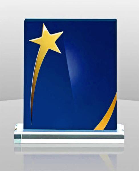 Buy cheap OEM Transparent Clear Freestanding Acrylic Plaque For Anniversary Souvenirs Gifts from wholesalers