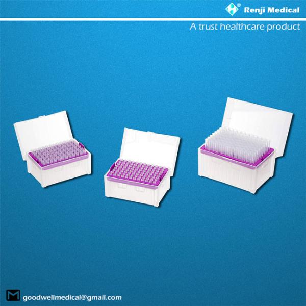 Renji Sterile Pipette Tips Polypropylene Material CE certification