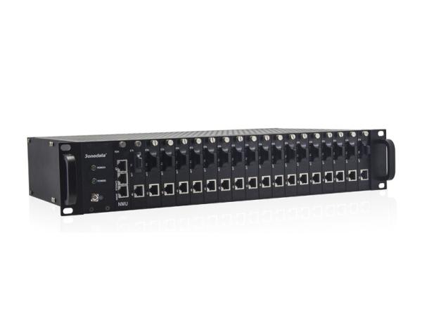 Buy cheap 18-slot card industrial Ethernet media converter rack from wholesalers