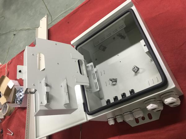 Buy cheap Metal 48 Port Fiber Optic Terminal Box / Waterproof Fiber Optic Termination Box from wholesalers