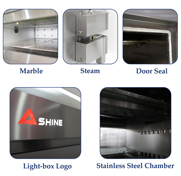 Small Size Industrial Gas Oven High Productivity 450*66*168cm