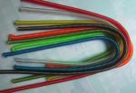 Plastic Transparent Blue Coiled Bungee Lanyard Tether Ready for Attachment