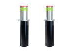 Hydraulic Automatic Rising Bollards Retractable Steel Brushed Finishing
