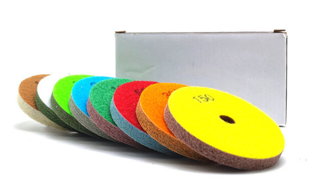 Deyi Sponge Artificial Stone Tile Diamond Polishing Pad For Grinder