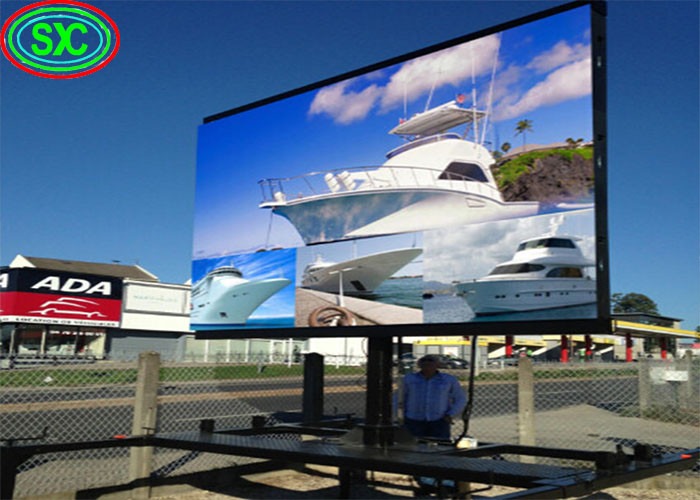 Electric SMD 3535 Sport Perimeter LED Die-Cast Aluminum Billboard Display Ultra Clear Vision