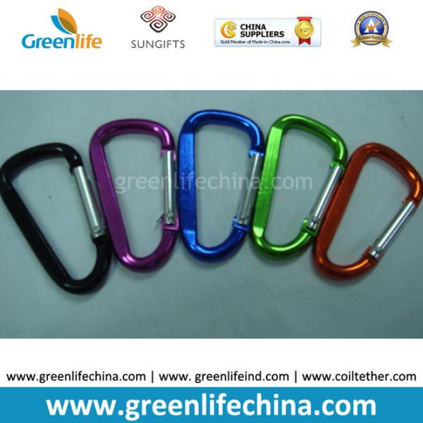 Top quality aluminium metal carabiner carabiner hooks custom colors in cheap