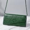 Buy cheap Authentic Crocodile Skin Women Envelop Purse Genuine Alligator Leather Lady Phone Clutch Bag Female Cross Shoulder Bag from wholesalers