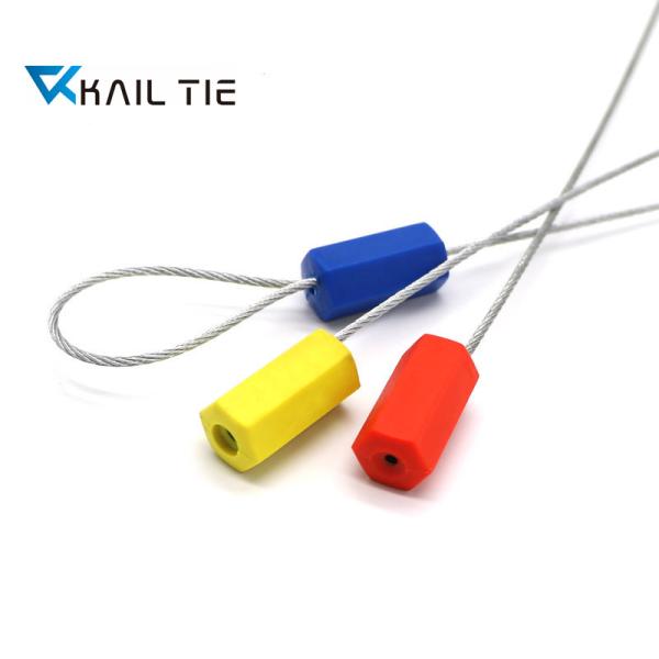 Buy cheap Hexagonal High Security Plastic Cable Seal Coated SS Cable Core 1.8mm X300mm from wholesalers