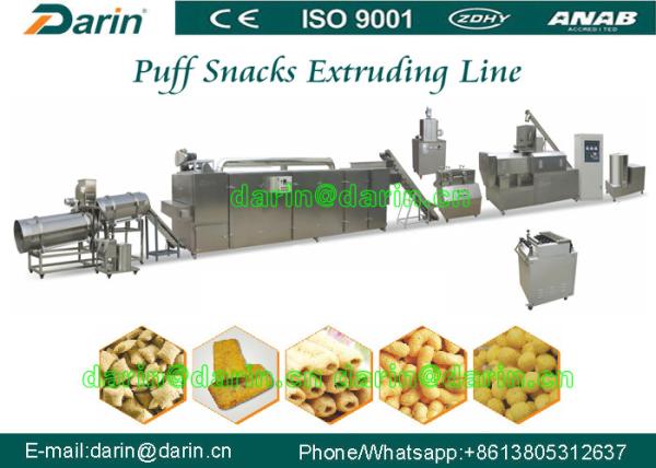 Buy cheap Twin Screw Wheat Flour Corn Puff Food Snack Extruder Machine from wholesalers