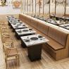 Buy cheap Custom PU Leather Restaurant Booth 1m Length 2 Seater Sofa Chair from wholesalers