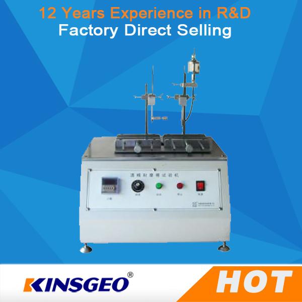 Buy cheap 310×200 mm Size Thermal Deformation Friction Testing Equipment Alcohol Abrasion Tester with Speed 10~120rpm from wholesalers