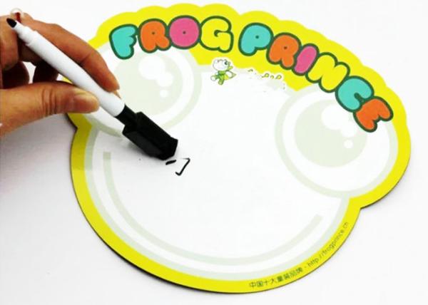 Buy cheap 4'' X 4'' Magnetic Dry Erase Board Fridge Magnet Sticker No Frame Custom Shapes from wholesalers