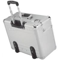 Buy cheap Aluminium Skinned Business Pilot Case 17" Laptop compartment with wheels KL product