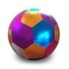 Buy cheap 60cm Fabric Cloth Kids Giant Inflatable Soccer Ball for Beach Fun and Beach Playtime from wholesalers