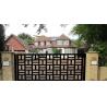 Buy cheap Decorotive Morden Cast Iron Door Residential Wrought Iron Electric Gates from wholesalers