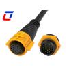 Buy cheap 18 Pin Waterproof Data Connector Male Panel Mount Female Cable Connector IP67 from wholesalers