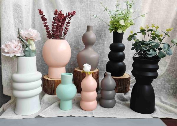 Buy cheap Factory Direct Supply Classic Handmade Pottery Clay Flower Pot Porcelain Ceramic Statued Vase For Home Decor from wholesalers