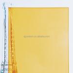Solid Structure Orange PVB Laminated Safety Glass for Kitchen Staircase
