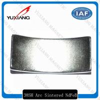 Buy cheap High Coercive Force Coated Neodymium Magnets N52 35SH 38SH Arc Shaped product
