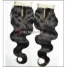 Buy cheap 6# Natural Black Medium Density Lace Remy Top Closure 5A Grade For Woman from wholesalers
