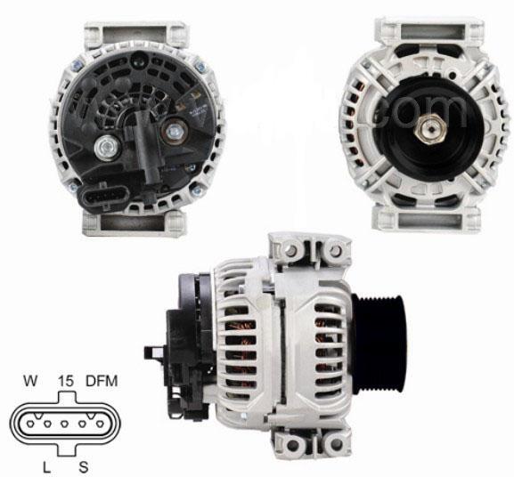 Buy cheap Alternator 0124655007 0124655026 LESTER 12723 24V 100A from wholesalers