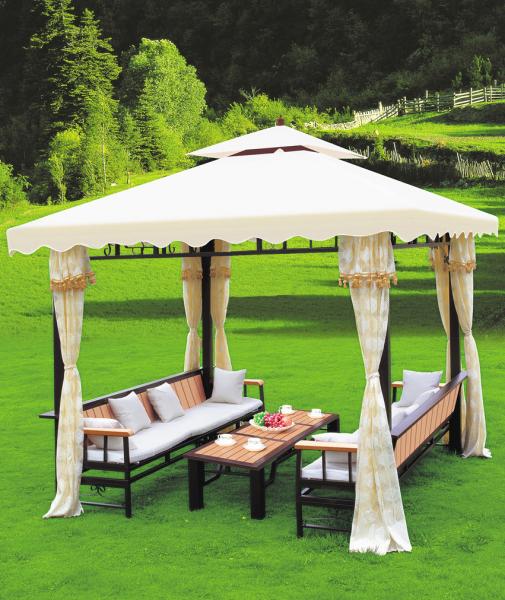 Buy cheap China metal frame gazebo leisure gazebo luxury outdoor pavilion 1104 from wholesalers