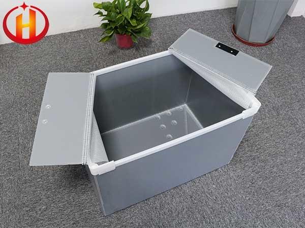 Buy cheap Gray Environmental PP Corrugated Plastic Storage Boxes Reusable from wholesalers