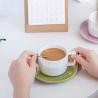 Buy cheap Stylish Ceramic Tea Cup And Saucer Set In Custom Solid Colors For Business Gifts from wholesalers