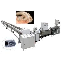 Buy cheap PU transparent steel air hose / TPU clear dust collection hose making macine product