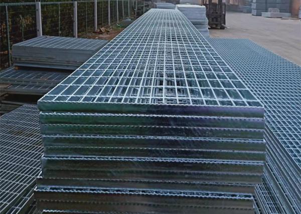Buy cheap Galvanized Heavy Duty Welded Steel Grating Floor Walkway Marine Bridge Serrated Platform from wholesalers