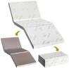 Buy cheap Tri Fold Design Charcoal Foam Mattress With Bamboo Fiber Fabric from wholesalers