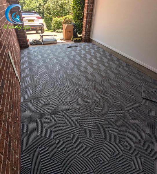 Buy cheap Outdoor 0.5 Lbs Per Tile Rigid Plastic Garage Floor Tile Chemical Resistant from wholesalers