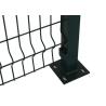 Buy cheap OHSAS 18001 Square Post 50*150mm Green Welded Wire Fence from wholesalers